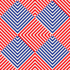 Seamless abstract zigzag lines vector patterns. Vector fashion backdrop in vintage op art style.
