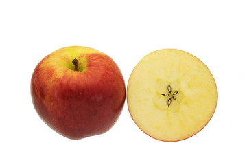 リンゴ　白抜き　ジャズアップル　ニュージーランド産