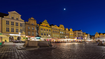 Posen, Alter Markt am Abend