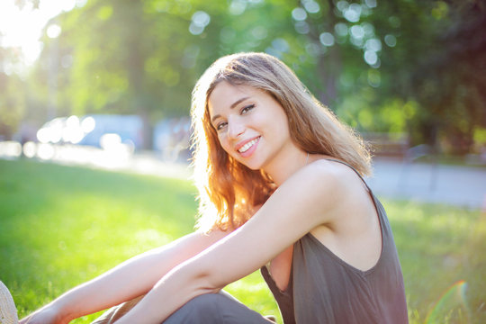 Smiling young woman