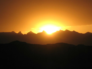 Sunset in Afghan