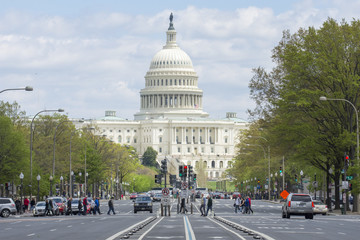U.S. Capitol seen from Pennsylvania Avenue NW