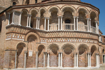 Burano, San Martino Church
Detail of aspe of San Martino Church