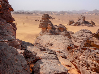 The Ennedi Plateau, located in the northeast of Chad, in the regions of Ennedi-Ouest and...