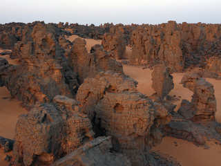 The Ennedi Plateau, located in the northeast of Chad, in the regions of Ennedi-Ouest and...