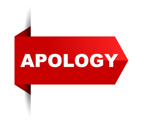 banner apology