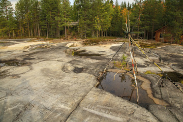 petroglyphs of Karelia, in the Landscape of Zalavruga