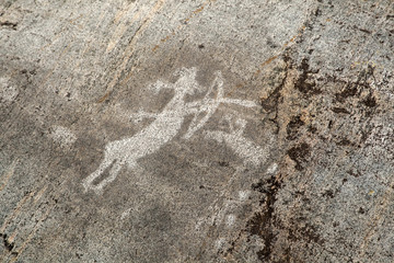 petroglyphs of Karelia, in the Landscape of Zalavruga