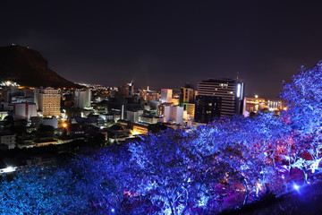 Port Louis by might (Mauritius)