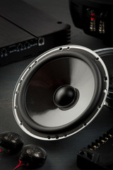 Car audio, car speakers.