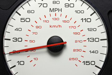 speedometer at 20 MPH