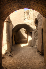 Ruins of Kharanaq near Yazd, Iran.