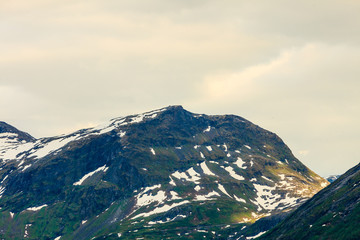 Mountains landscape in Norway.