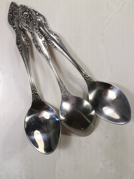 a few tablespoons on the table