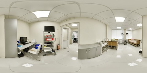 Panorama 360 lounges after operations with medical supervision of women who gave birth. The health control room after the birth. A room for over-preparation before the operation.
