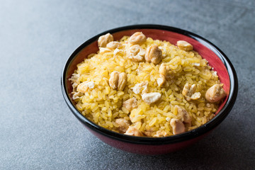 Raw Bulgur Rice with Chickpeas / Bulghur for Pilav or Pilaf