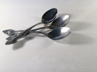 a few tablespoons on the table