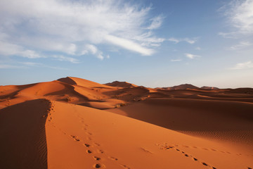 Fototapeta na wymiar Sahara Desert, Sunrise