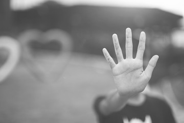 Stop abusing violence. violence, terrified , A fearful child.