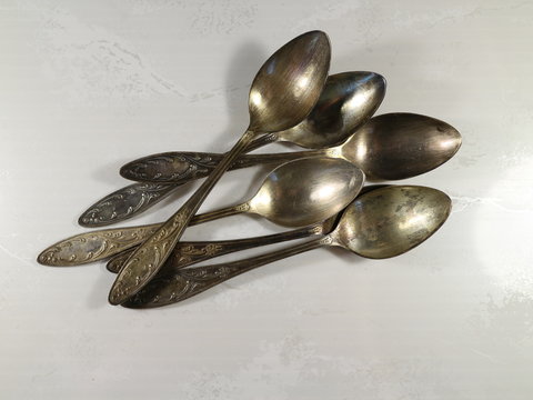 a few tablespoons on the table