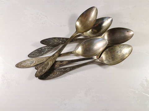 a few tablespoons on the table