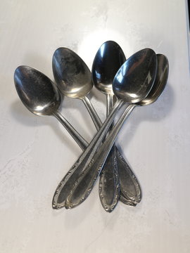 a few tablespoons on the table