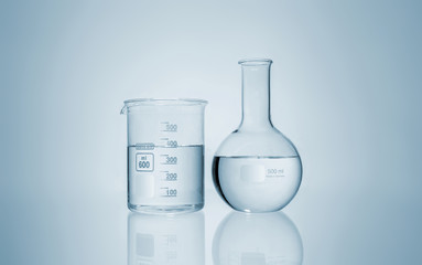 Science and medical glassware and test tube, Chemical laboratory