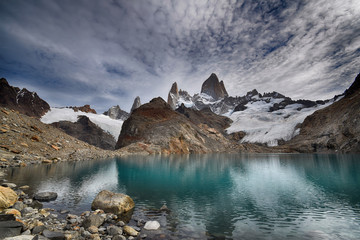 Landscape near Fitz Roy in Patagonia (Argentina)