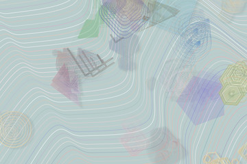 Obraz premium Abstract, decorative, illustrations, pattern for design texture & background.