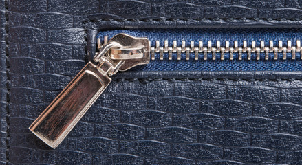skin background with zipper close-up © ksena32