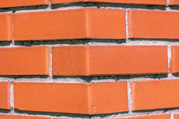 Obraz premium Corner angle of the brick walls.