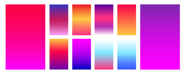 Colorful modern gradient soft backgrounds