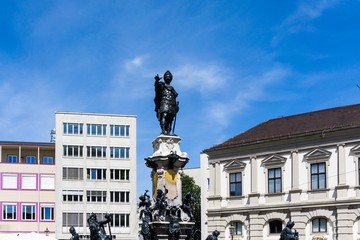 Kaiser Augustus in Augsburg Augustusbrunnen