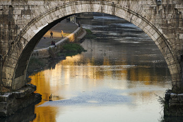 Sant'Angelo Bridge in Rome