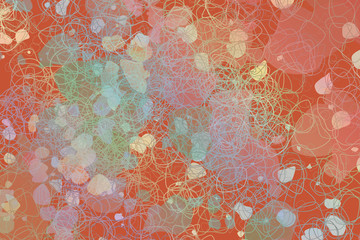 Fototapeta na wymiar Artistic blended messy shapes background pattern abstract. Wallpaper, creative, texture & concept.