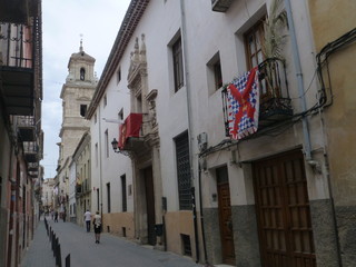 Caravaca de la Cruz, ciudad santa del cristianismo en Murcia (España) durante Moros y Cristianos y...