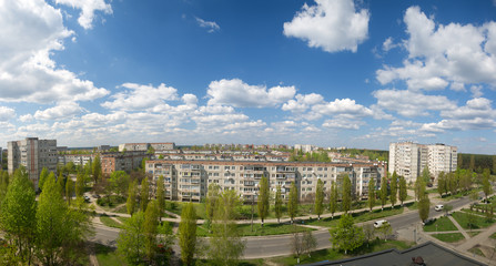 panoramic photo of the city