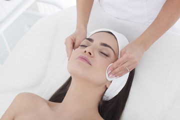 Facial massage. Skin care.