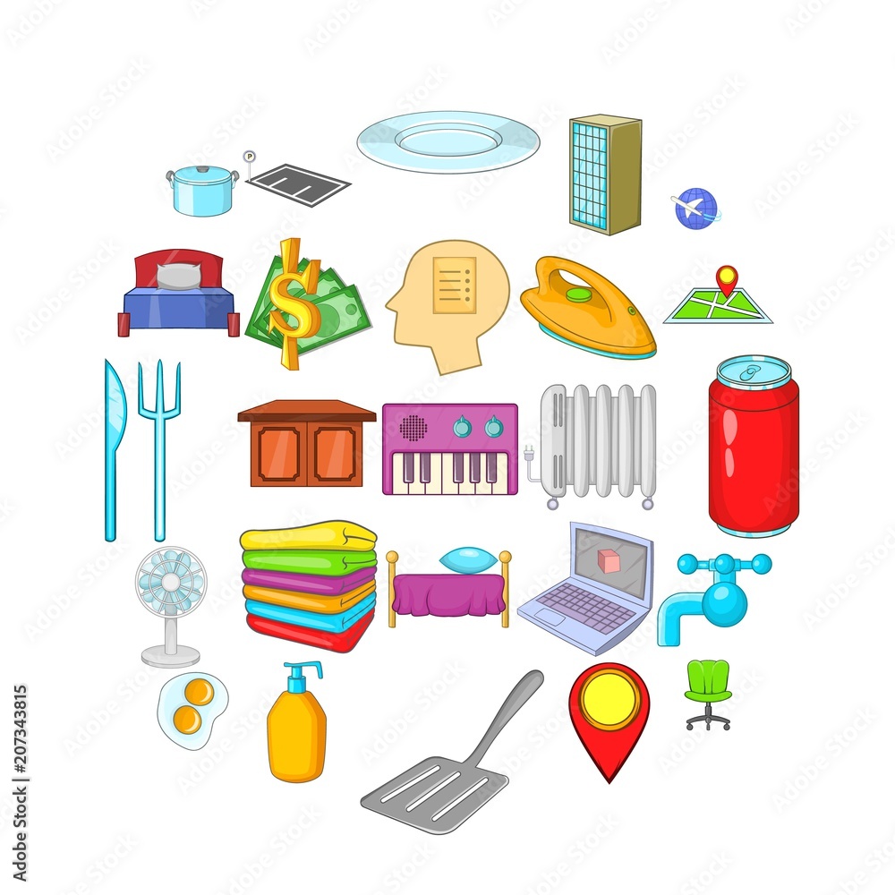 Poster pub icons set. cartoon set of 25 pub vector icons for web isolated on white background