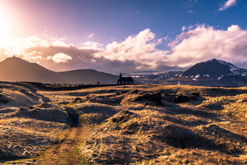 Snaefellsjoekull  - May 02, 2018: Snaefellsjoekull national park, Iceland