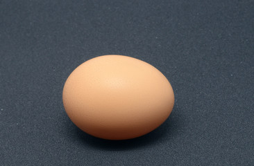 Egg on black background 