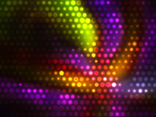 Obraz premium Bright Romantic Spotlight Lights Background - Disco Party LED Projector Light Design 