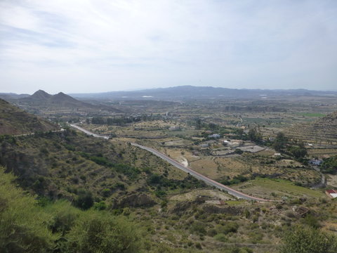 Mojácar, pueblo de Almería, en Andalucía, situado en la comarca del Levante Almeriense  junto al Cabo de Gata (España)