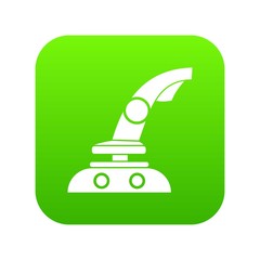 Joystick icon digital green for any design isolated on white vector illustration