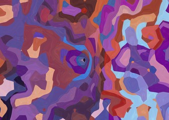 Classic abstraction painting. Geometric artwork. Creative print for clothes, canvas, paper or fabric. Fantasy style texture background. Template for decoration of design products. Big size modern art.