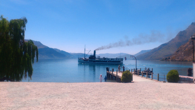 Cruise across Lake Wakatipu on the vintage steamship TSS Earnslaw