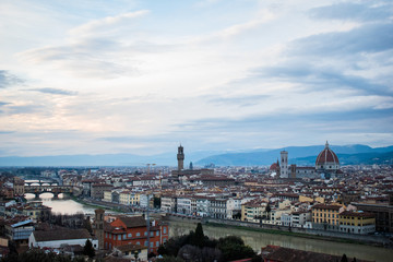 Fototapeta na wymiar Landscape of Florence Italy