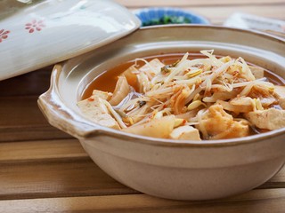 한국의 음식 콩나물 김치국 