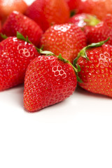 真っ赤に熟した苺