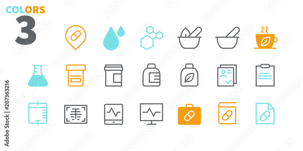 Poster medical ui pixel perfect well-crafted vector thin line icons 48x48 ready for 24x24 grid for web grap